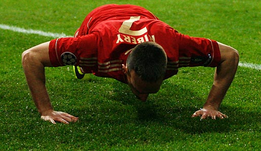 In Gruppe A ließ Bayern seine Muskeln spielen. Für Franck Ribery war das Spiel gegen Villarreal nur ein besseres Workout
