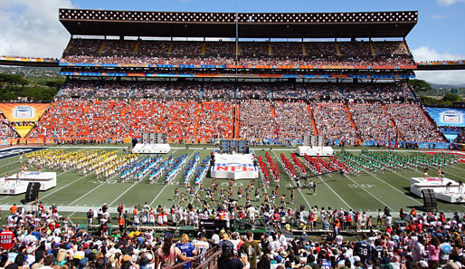 Aloha, NFL!!! Am 29. Januar 2012 findet im Aloha Stadium von Hawaii der Pro Bowl statt. Mit dabei: Die Besten der AFC gegen die Besten der NFC...