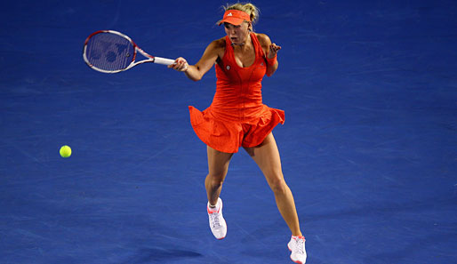 Die Nummer eins der Damen-Rangliste und vieler Männerherzen - Caroline Wozniacki. Sie setzte sich mühelos gegen Lokalmatadorin Anastasia Rodionova durch