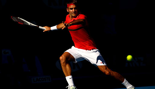 Roger Federer bestritt sein 1000. Match auf der Profi-Tour und zog ungefährdet ins Halbfinale ein