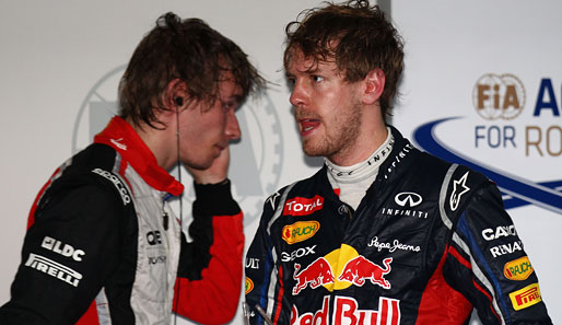 Für die Deutschen gab es dagegen eher Selters: Vettel wurde nach einem Reifenplatzer nur Elfter. Hülkenberg und Schumacher holten zumindest noch zwei bzw. einen Punkt
