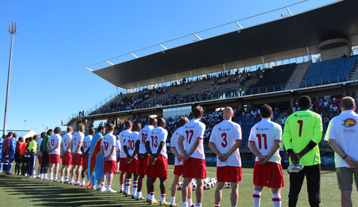 Der Höhepunkt: Im Independence Stadium trat das Global-United-Team gegen die All-Stars von Namibia an