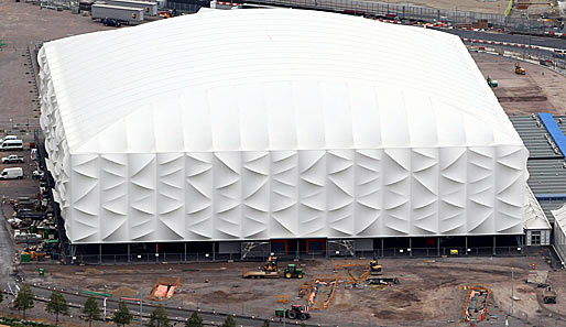Das ist die normale Basketball Arena, in der sämtliche Vorrundenspiele stattfinden werden. Sie liegt im Olympiapark