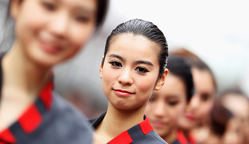 Die heißesten Gridgirls vom China-GP in Shanghai