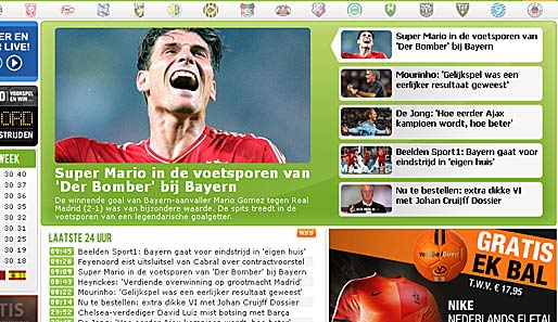 Voetbal International - Niederlade ("Super Mario bei Bayern in den Fußspuren vom 'Bomber'")