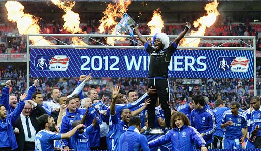 FA-CUP SIEGER: Chelsea wurde in der Liga nur Sechster, gewann aber den FA-Cup und erreichte das CL-Finale