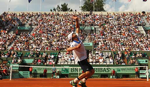 ...Der einstige Marathon-Mann von Wimbledon schickte Andy Roddick nach Hause. Der US-Boy und Roland Garros, das passt einfach nicht zusammen!