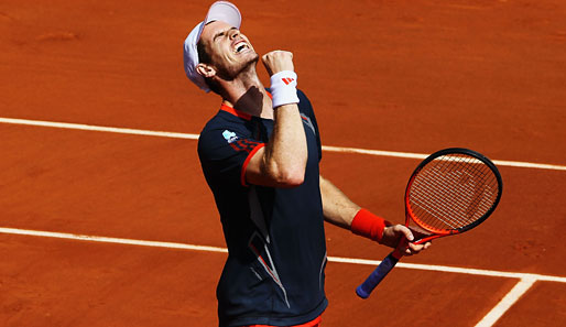Von Rückenproblemen nichts mehr zu spüren: Andy Murray kam souverän ins Achtelfinale