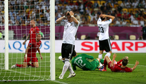 DEUTSCHLAND - PORTUGAL 1:0: Lange hatte das DFB-Team gegen Portugal Probleme und haderte mit der eigenen Leistung