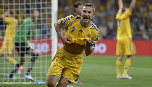 Und nur sechs Minuten später gelang Ukraines Stürmerlegende der zweite Treffer des Spiels zum 2:1 Endstand