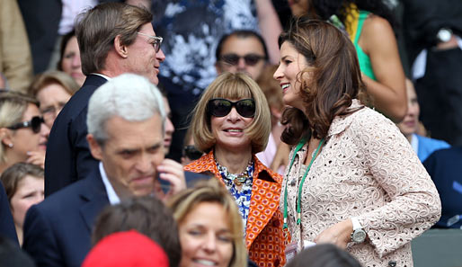 Apropos Sonnenbrille: Ohne die sieht man Anna Wintour, Vogue-Chefin und der echte "Teufel trägt Prada", eigentlich nie