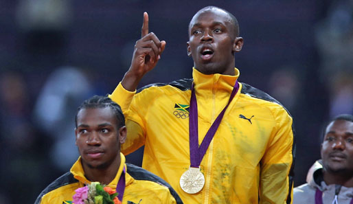 Das Bolt-Spektakel ging heute auch in die Nachspielzeit. Der durchgeknalle Super-Sprinter bekam seine Goldmedaille und zelebrierte erneut seine Bolt-Show