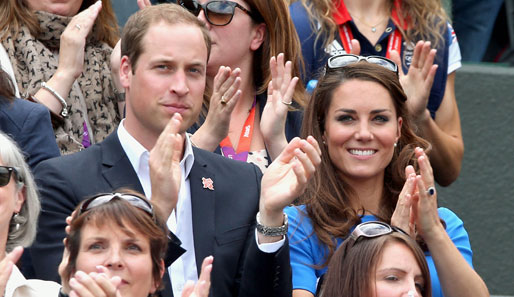 Die Royals beim Tennis: Prince William und Kate Middleton feuern in Wimbledon den Schotten Andy Murray an