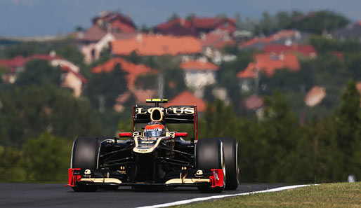 Den durfte Romain Grosjean auch kosten. Nach Platz zwei im Qualifying holte der Lotus-Pilot im Rennen Rang drei