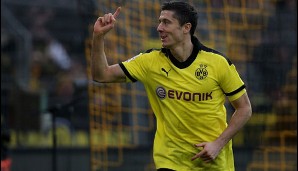 Rang 2: Robert Lewandowski von Borussia Dortmund (24 Tore)