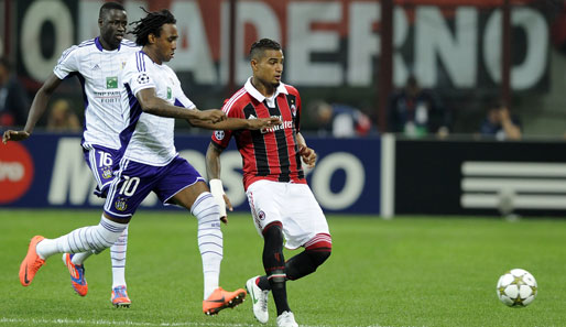 AC Milan - RSC Anderlecht 0:0: Drei Mal schoss Kevin-Prince Boateng aufs Tor, drei Mal dran vorbei. Am Ende stand die einzige Nullnummer des Champions-League-Auftakt-Dienstags