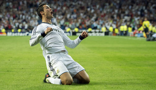 Doch in den letzten drei Minuten drehte Real Madrid das Spiel. Auf dem Bild sieht der traurige Siegtorschütze Ronaldo recht glücklich aus...
