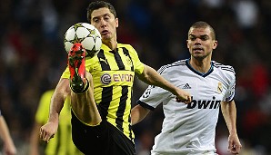 Rang 2: Robert Lewandowski von Borussia Dortmund (10 Tore)
