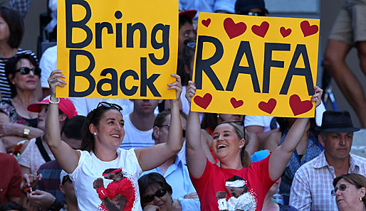 Auch wenn Rafael Nadal nicht in Melbourne ist, gehört er zu den Fan-Lieblingen