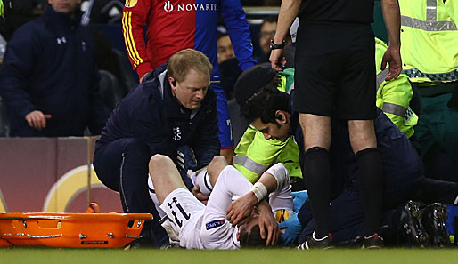 Kurz vor Ende der Partie mussten die Spurs einen Schock verdauen. Gareth Bale knickte übel um und droht nun länger auszufallen