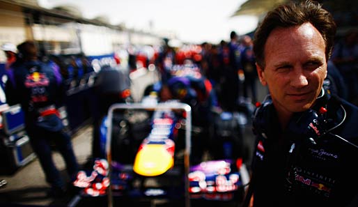 Red-Bull-Teamchef Christian Horner wartet vor dem Rennen gespannt darauf, was seine beiden zerstrittenen Fahrer leisten werden