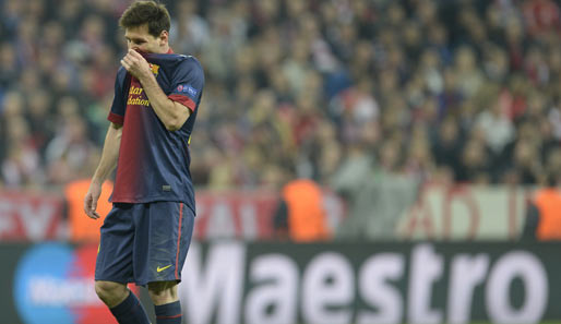 Lionel Messi hatte dagegen definitiv genug gesehen