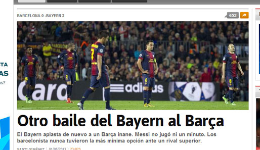 Die spanische "AS" hat einen weiteren Tanz der Bayern mit dem FC Barcelona beobachtet