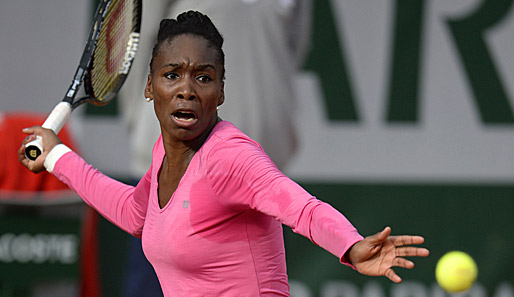 Für die Dame in Pink ist nämlich bereits Endstation: Venus Williams scheiterte an Urszula Radwanska - und war sichtlich verärgert