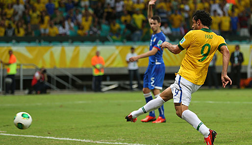 Fred setzte dem Ganzen den Schlusspunkt: 4:2 für Brasilien, Gruppensieger do Brasil!