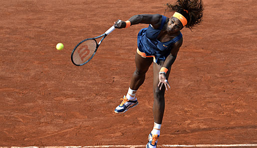 ...die Weltranglistenerste Serena Williams pfefferte Errani Punkte und Bälle nur so um die Ohren