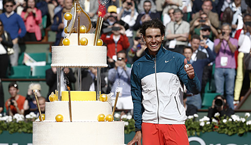 Damit bereitete sich Nadal ein schönes Geschenk zum 27. Geburtstag - da schmeckt die Torte gleich besser
