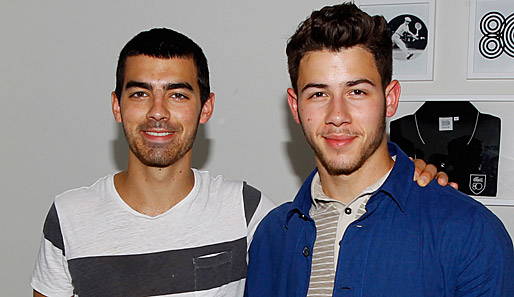 Gestatten, die Jonas Brothers. Offenbar auch Tennis-Fans