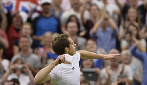 Tag 5: Andy Murrays Match forderte unterschiedliche Gefühlslagen hervor. Der Schotte war ob seiner starken Leistung hochzufrieden und ließ sich vom Publikum feiern