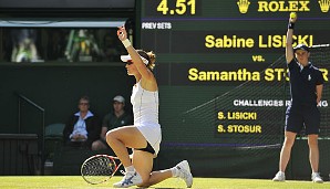 ... niemand geringeres als Samantha Stosur forderte Sabine Lisicki heraus: Schon gab es den ersten Satzverlust. Satz eins ging mit 6:4 an die Australierin