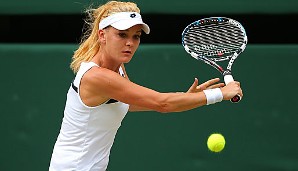 Dort wartete der nächste ganz dicke Brocken: Agnieszka Radwanska, Nummer 4 der Setzliste, Favoritin auf den Wimbledon-Sieg