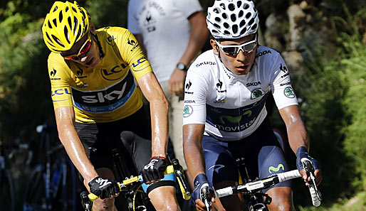 Der große Gewinner des Tages: Nairo Quintana. Der Kolumbianer schnappte sich Etappe, Bergtrikot und Platz zwei - Gratulation!