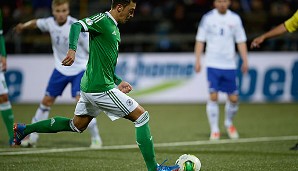 ...und Mesut Özil verwandelte vom Punkt eiskalt zum 2:0 für das deutsche Team
