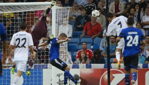 Cristiano Ronaldo, der CL-Torschützenkönig der Vorsaison, brach auch gegen Kopenhagen den Bann und markierte die ersten beiden Treffer