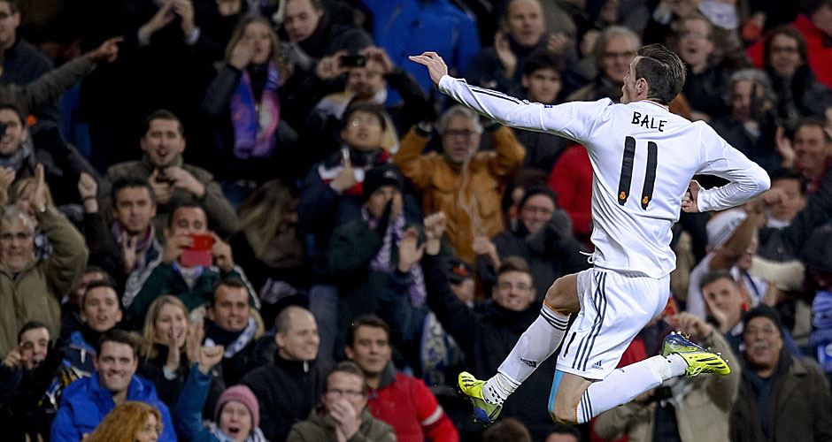 Gareth Bale brachte die Königlichen nach der Roten Karte für Ramos mit einem fulminanten Freistoß in Führung