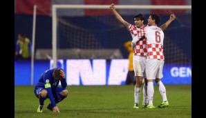 KROATIEN - ISLAND 2:0: Schlussendlich setzte sich doch der haushohe Favorit durch. Kroatien fährt zur WM