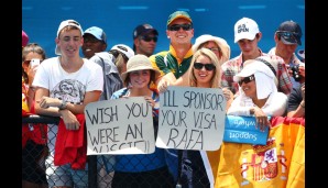 Auswandern nach Australien? Diese Mädels wollen ihr Idol Rafa Nadal am liebsten mit nach Hause nehmen