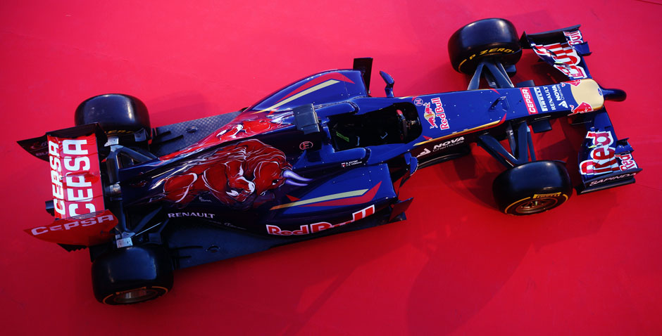 Vorhang auf auch bei Toro Rosso: Im spanischen Jerez wird der neue Wagen STR9 enthüllt.