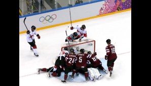 Aber nicht nur Russland hatte Probleme, auch für Team Canada schien das Tor wie vernagelt