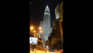 Die passende Kulisse für solch ein Event: Die Petronas-Towers in Kuala Lumpur
