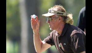 Kult-Golfer Miguel Angel Jimenez legte am dritten Tag die beste Runde des gesamten Turniers hin