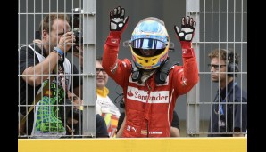 Derweil verabschiedet sich Fernando Alonso als Sechster von seinen Landsleuten