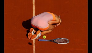 Moment der Erlösung: Maria Sharapova bezwingt Simona Halep in einem Tennis-Krimi mit 6:4, 6:7, 6:4
