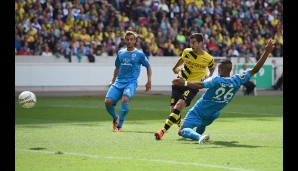 Dortmund machte kein gutes Spiel, war vor allem defensiv extrem anfällig. Dennoch knipste Henrikh Mkhitaryan nach 30 Minuten