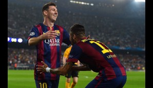 BARCELONA : AJAX 3:1: Messi auf Neymar - Führung! So einfach ist Fußball in Barcelona