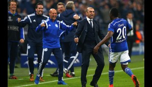 Obasi brachte Schalke zurück ins Spiel - seinen Trainer freut`s